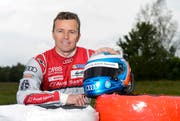 Marcel Fässler (39) aus Einsiedeln zählt zu den Favoriten beim 24-Stunden-Rennen von Le Mans. (Bild: Keystone / Jean-Christophe Bott)