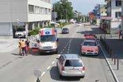Die Unfallstelle in Pfäffikon. (Bild: Kapo Schwyz)