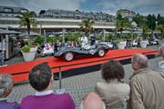 Ein Lister Jaguar, 6 Zylinder, 3781 ccm, von Christian Jenny (Klasse C - 1945 bis 1970). (Bild: Pius Amrein / Neue LZ)