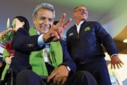 Glücklicher Wahlsieger: Lenin Moreno. (Bild: Jose Jacome/EPA (Quito, 3. April 2017))