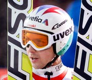 Simon Ammann, hier beim Springen in Klingenthal. (Bild: Keystone)