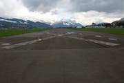 Der Militärflugplatz in Buochs. (Bild: Keystone)