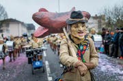 Der Fasnachtsumzug Ebikon 2016: Im Bild ist Gruppe Rontal Guugger. (Bild: Roger Gruetter)