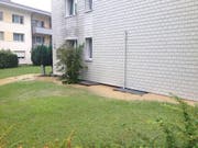 Keller vollgelaufen: Wasserleitungsbruch an der Sternmattstrasse in der Stadt Luzern (Bild: Radio-Pilatus-Hörerin Carla)
