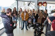 Fotoshooting auf dem Pilatus mit den schönsten Albanerinnen. (Bild: PPR / Armin Graessl)