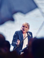 Marine Le Pen an einem Treffen europafeindlicher Parteien in Prag. (Bild: Vit Simanek/KEY (16. Dezember 2017))