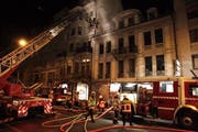 Die Haldenstrasse musste während des Feuerwehreinsatzes gesperrt werden. (Bild: Feuerwehr Stadt Luzern)