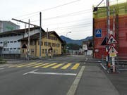 Wird während fünf Wochen gesperrt: Bahnübergang Kernserstrasse in Sarnen. (Bild: PD)