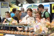 Ungewohnte Lebensmittel verköstigen, neue Geschmäcker entdecken - die Luga ist auch für Gourmets ein Genuss. (Bild: PD / Messe Luzern AG)