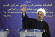 Irans Präsident Hassan Rohani: «Wir werden unsere Verpflichtungen erfüllen und hoffen, die andere Seite wird das Gleiche tun.» (Bild: Keystone, Teheran, 26. Februar 2016)