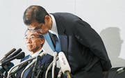 Takata-Chef Shigehisa Takada macht den Kotau. (Bild: Kimimasa Mayama/EPA (Tokio, 26. Juni 2017))