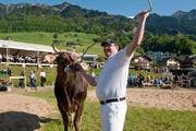 Andi Imhof gewann vor einem Jahr das 111. Ob- und Nidwaldner Schwingfest. (Bild Dominik Wunderli)