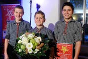 Tagessieger Sparte Volsmusik: Trio Seewälle (Bild: PD / Kurt Meier)
