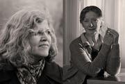 Die Schweizer Literaturpreisträgerinnen Vera Schindler-Wunderlich (links) und Rose Marie Pagnard eröffnen am Donnerstag das Literaturfest in der Zentral- und Hochschulbibliothek mit einer Lesung. (Bild: PD)