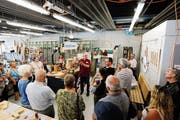 Blick in die Holzwerkstatt der Zuger Behinderteninstitution Zuwebe. (Bild: Stefan Kaiser (Baar, 1. Juli 2017))