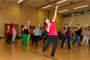 Die Formation «showband.ch» bei der Probe in Kriens. (Bild: PD)