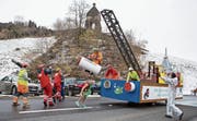 Der Umzug der Hauptseer Fasnacht in Morgarten überzeugte mit kreativen Wagen. (Bild: Patrick Hürlimann (20. Januar 2018))
