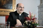 «Die Kirche ist weder links, noch rechts, noch in der Mitte»: Martin Grichting, Generalvikar des Bistums Chur. (Bild: Corinne Glanzmann (Chur, 18. Januar 2018))
