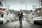SGV-Direktor Stefan Schulthess inmitten der Dampfschiffe bei der Werft Luzern. (Bild: Pius Amrein)