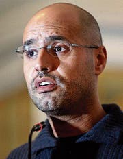 Saif al-Islam al-Gaddafi auf einer Archivaufnahme von 2011. (Bild: Ben Curtis/AP)