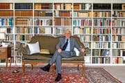 Christoph Blocher (75) in seiner Villa in Herrliberg. (Bild Nadia Schärli)