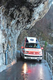Das neue Ambulanzfahrzeug im Einsatz (Bild: PD)