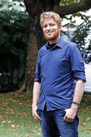Kantonsrat Andreas Lustenberger (Alternative-die Grünen, Baar) kandidiert für den Ständerat. (Bild Werner Schelbert)