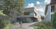 Visualisierung Bauprojekt Futura in Greppen. (Bild: Visualisierung: Gemeinde Greppen.)