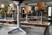 Die Gemeinde Kriens rüstet ihre Schulzimmer auf. (Bild: Keystone / Gaetan Bally)