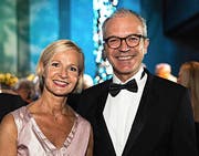 Stadträtin Manuela Jost (mit Partner Dominique Criblez): «Frauen können genauso gut dirigieren wie Männer.» (Bilder Roger Grütter)