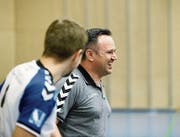 Der neue Zuger Cheftrainer Sascha Rhyner (rechts). (Bild: Stefan Kaiser (Oberägeri, 26. November 2016))