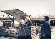 Marie Gössi stand jahrein, jahraus am Wochenmarkt. (Bild: Familienarchiv)