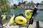 Reussschwimmen (Bild: Archiv Neue LZ)