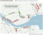 Visualisierung des Vorprojekts Parkhaus Musegg. (Bild: Musegg Parking AG / Grafik: Lea Siegwart)