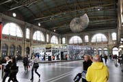 Die virtuelle Zeitreise «Time Ride» machte auch im Hauptbahnhof Zürich Halt. (Bild: PD)