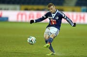Luzerns Fidan Aliti, hier im Match gegen den FC Aarau. (Bild: Philipp Schmidli)