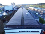 Die Anlage deckt den Energiebedarf des Gebäudes ab und kann zusätzlich 148 Elektroautos mit Strom versorgen. (Bild: PD)