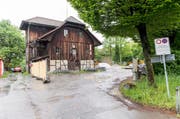 Das denkmalgeschützte Salzmagazin wird Bestandteil der neuen Siedlung an der Eichwaldstrasse. (Bild: Roger Grütter)