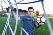 Leonard Reci spielt seit dem Winter 2016 bei Zug 94. (Bild: Werner Schelbert (Zug, 12. Oktober 2017))