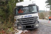 Die «Unfallstelle» an der Sinserstrasse. (Bild: Zuger Polizei)