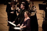 Barock-Star und Sänger-Entdeckung: die Solisten Philippe Jaroussky und Julia Lezhneva im KKL Luzern. (Bild: Manuela Jans / Neue LZ)