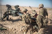 Amerikanische Truppen im Einsatz in Afghanistan. Donald Trump will die Anzahl der US-Soldaten im Land nun aufstocken. (Bild: Justin T. Updegraff/AP (Bost, 10. Juni 2017))