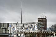 Das Verkehrshaus in Luzern schliesst das Geschäftsjahr 2013 positiv ab. Im Bild ist der Mast der Alinghi zu sehen, die Hauptattraktion der Sonderausstellung «Segelnation Schweiz» ist. (Bild: Pius Amrein / LZ)