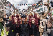 Grosses Fasnachtstreiben an der Städtlifasnacht Willisau. (Bild: Nadia Schärli / LZ (Willisau, 4. Februar 2018))