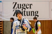 Frust bei Torhüter Petter Nilsson nach der Niederlage gegen die Grasshoppers. (Bild: Christian H.Hildebrand (Zug, 30. September 2017))