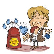 Schmackhafter Vergleich der Polizeidirektorin: Chupa Cops sind ihr lieb. (Bild: Tobit)