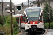 Die Zentralbahn bei der Station Hergiswil-Matt. Bis hier soll eine Doppelspur entstehen. ( (Archivbild: Robert Hess)