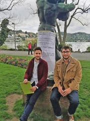Florian Paul Koenig (links) und Attila Maria Wittmer. (Bild: PD)