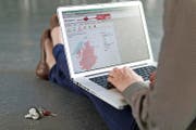Auf der Internetseite eines Immobilienanbieters. (Bild Christian Beutler)