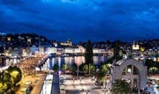 Zehntausende Besucher säumen am Luzerner Fest das Seebecken. (Bild: PD)